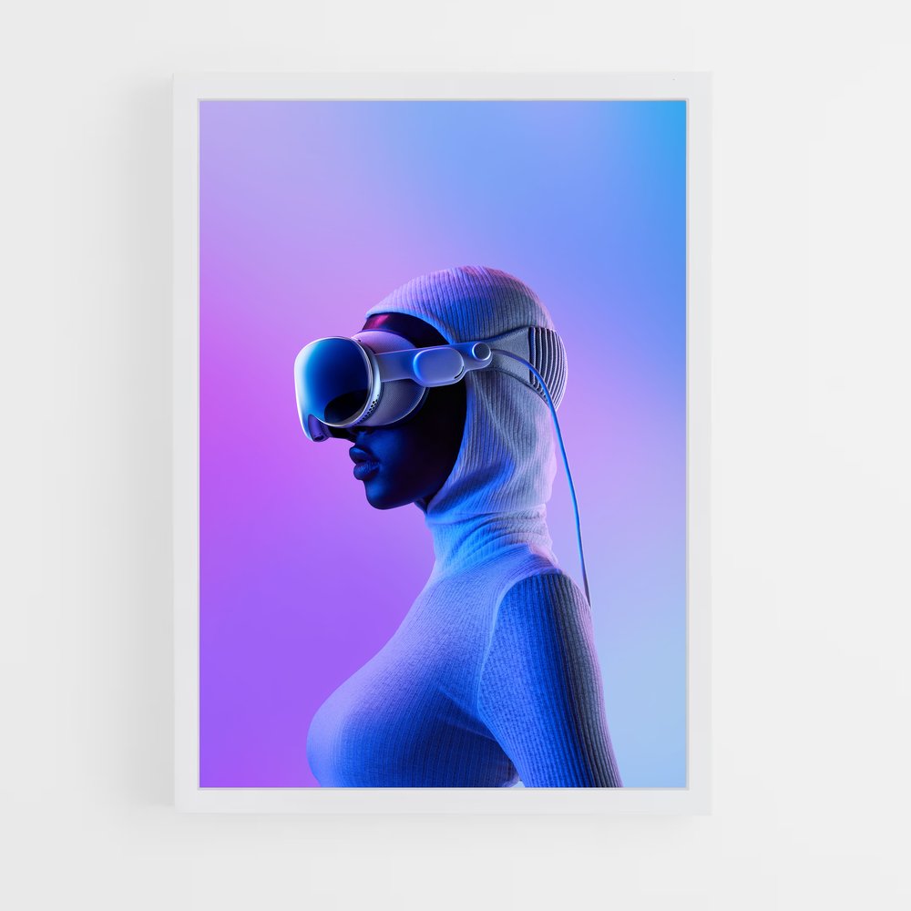Poster Vision Virtuelle – affiche Consoles (vue 3)